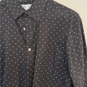 Black Polka Dot Men's Shirt
